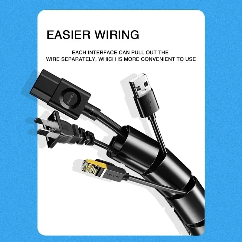 2M/1M 16mm/10mm Cable Organize - Cable Lock Flexible recension och pris